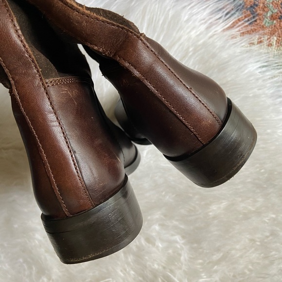 steve madden leather suede boot equestrian riding boots ritte tall boot size 6 - Picture 5 of 15